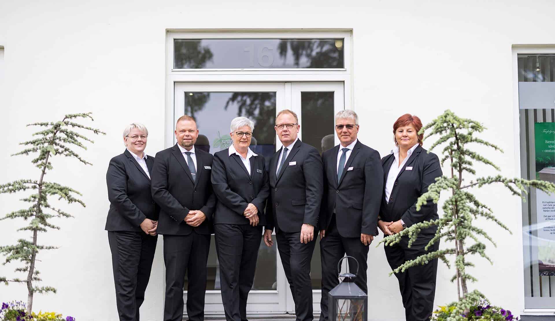 Bedemand Berners afdelinger